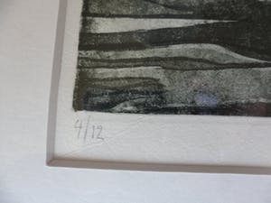 Astrid van Leest - Ets, Titel. "Gijs ". kopen? Bied vanaf 30!