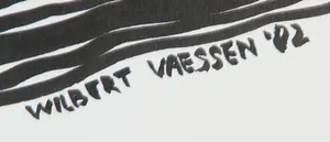 Wilbert Vaessen - Inkttekening, F*** those lines! kopen? Bied vanaf 1!