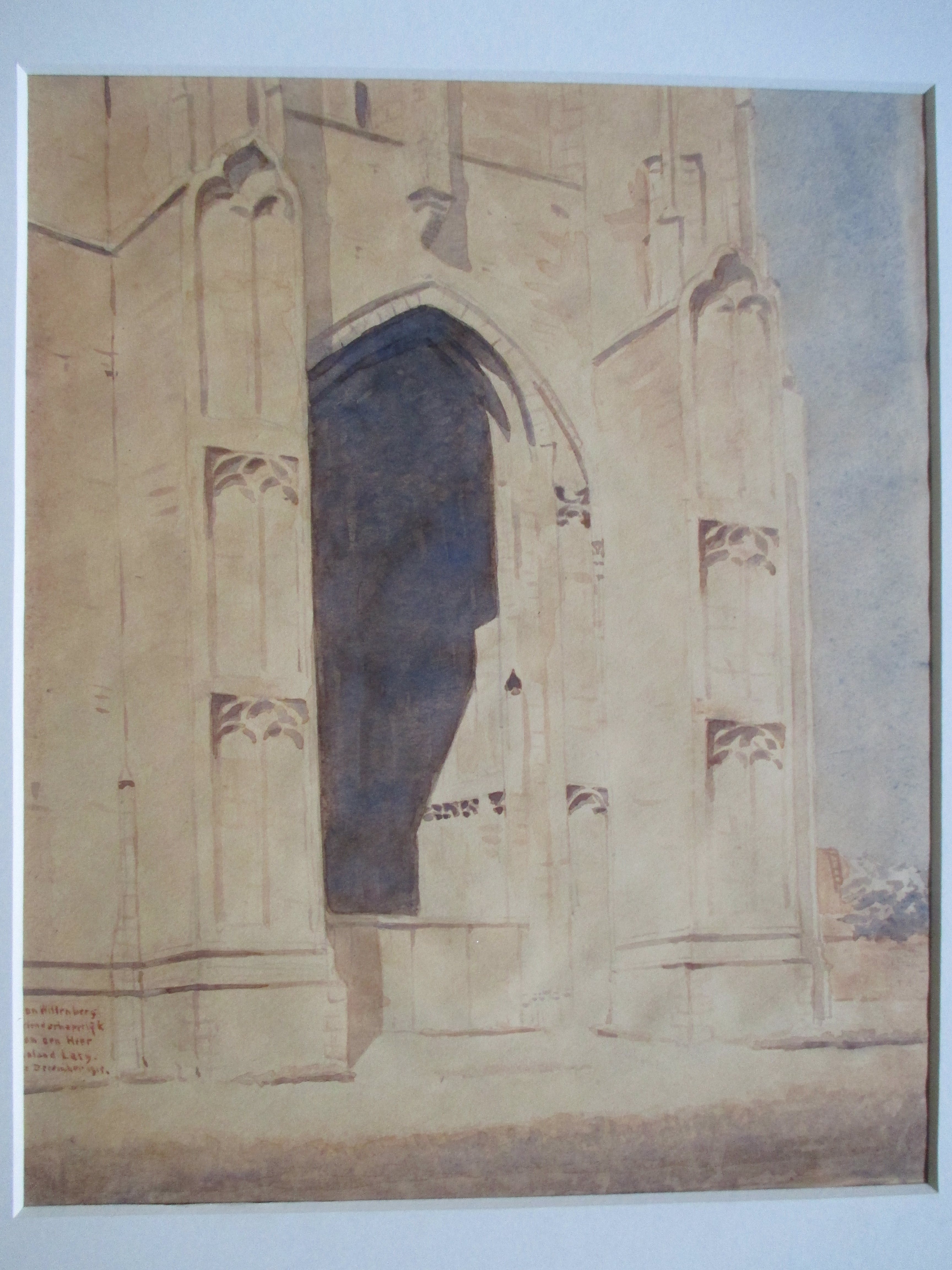 Jan Wittenberg - Aquarel verkocht voor € 100!