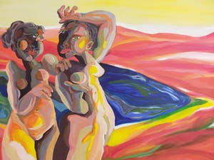 Niet of onleesbaar gesigneerd - Dos Hermanas ( Twee Gezusters) kopen? Bied vanaf 1!