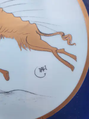 Salvador Dali - Porseleinen bord "Steenbok" diameter 21 cm kopen? Bied vanaf 50!