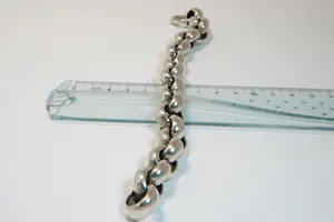 39 - 2e gehalte zilveren holle jasseron armband kopen? Bied vanaf 140!