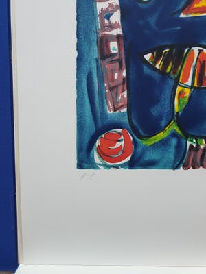 Carl-Henning Pedersen - 2 Litho's van Carl Henning Pedersen uit 1985 - H.C. (incl. map) kopen? Bied vanaf 300!