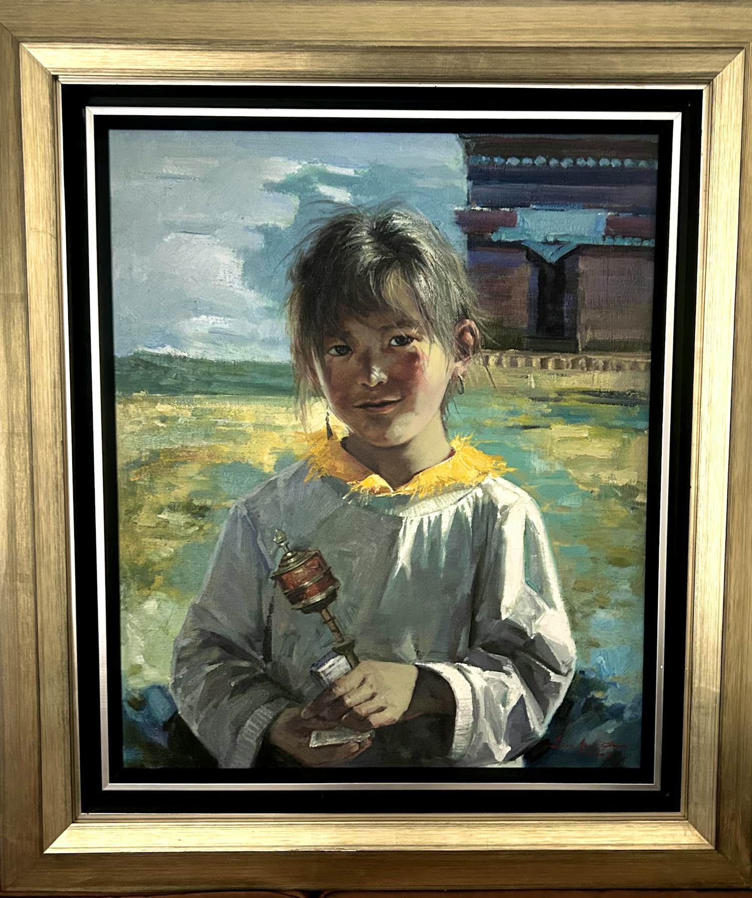 Lin Jun Chun - Tibetan Girl kopen? Bied vanaf 300!