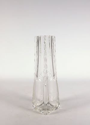 Royal Leerdam - Glas, Lot van 4 blankglazen vaasjes. kopen? Bied vanaf 1!