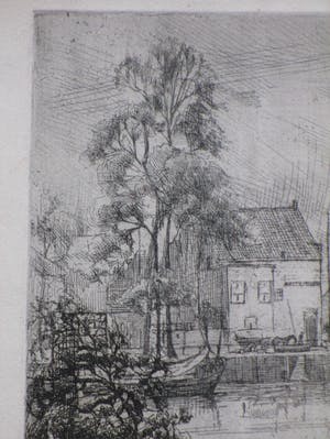 Toon Pluymers - Haven van Middelburg - Ets kopen? Bied vanaf 1!