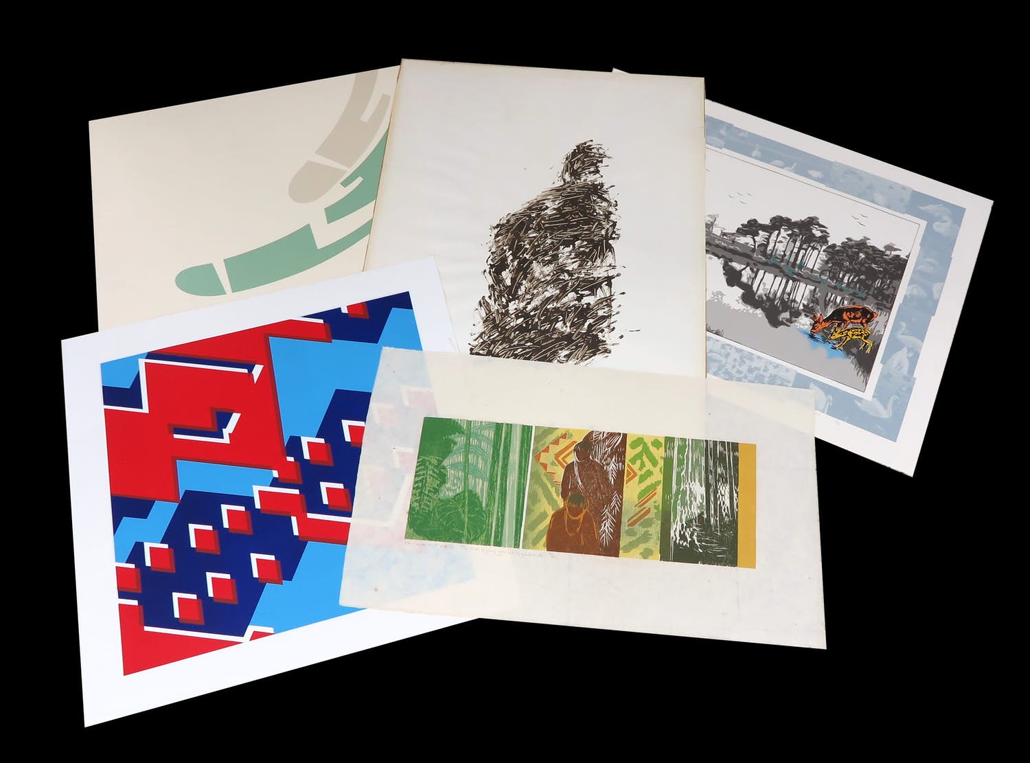 Ursula Pless - en andere! - Lot met 10 werken op papier kopen? Bied vanaf 1!