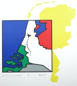 Ed van Doorn - Zeefdruk, The face of the Netherlands - Ingelijst kopen? Bied vanaf 40!