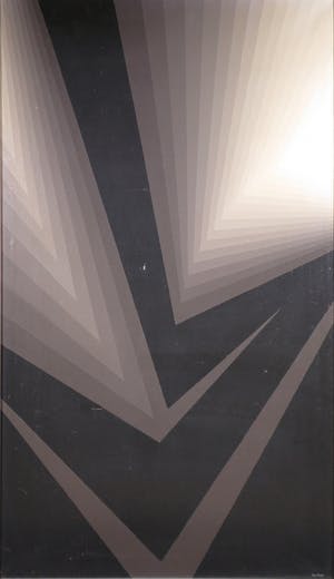 Ton Pape - Olieverf op doek, Compositie Nr.21 - Ingelijst (Groot) kopen? Bied vanaf 1!