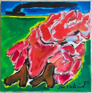 Jan Sierhuis - Vuurtje op het strand verkauft für € 550!