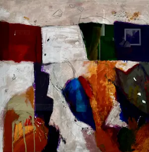 Alexander Vogels - Prachtig groot en kleurrijk werk van Alexander Vogels kopen? Bied vanaf 80!