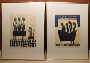 Eliza Kopec - 2 zeefdrukken Primavera & Fleurs du Paradis - 1992 kopen? Bied vanaf 1!