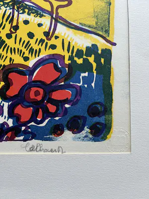 Jan Cobbaert - Litho 'compositie met vrouw' kopen? Bied vanaf 245!