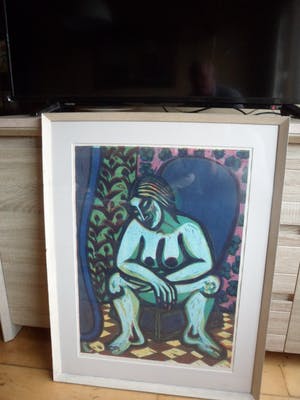 Peer de Wit - Zeefdruk, Titel. "Der Tod und das Madchen IV kopen? Bied vanaf 40!