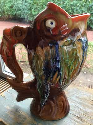 Vallauris Keramiek - Vintage pichet VIS verkocht voor € 10!