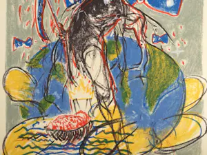 Henny van der Vegt - z.t. | kleuren litho - ingelijst kopen? Bied vanaf 39!