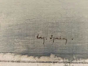 Niet of onleesbaar gesigneerd - Omstreeks 1950 geschilderd "winterlandschap" gesigneerd kopen? Bied vanaf 1!