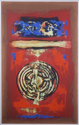 Hans Vanhorck - Zeefdruk, Labyrinth - Ingelijst kopen? Bied vanaf 35!