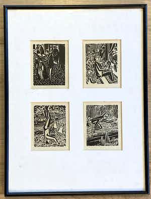 Frans Masereel - Serie “Mein Stundenbuch” 4x verkocht voor € 50!