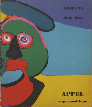 Karel Appel - Gesigneerde litho uit de uitgave Ariel 19 / Superpositions - Ingelijst kopen? Bied vanaf 1!