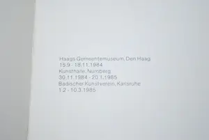 Jan Schoonhoven - Retrospectief 1984 - tekeningen/reliëfs - Duits/Ned - Kleur/zw kopen? Bied vanaf 75!
