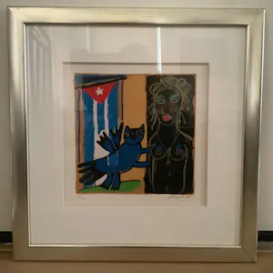 Corneille - Vrouw met uil kopen? Bied vanaf 225!