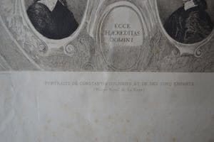 Niet of onleesbaar gesigneerd - Antoon van Dyk (naar), Charles Courtry (1846-1897), Portret Constantin Huijgens kopen? Bied vanaf 1!