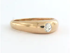 18k rosé gouden ring bezet met Bolsjewiek geslepen diamanten tot. 0,40ct kopen? Bied vanaf 725!