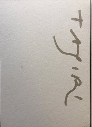 Shinkichi Tajiri - zeldzame knoop - gesigneerde computerprint - incl. originele bewaarmap kopen? Bied vanaf 150!