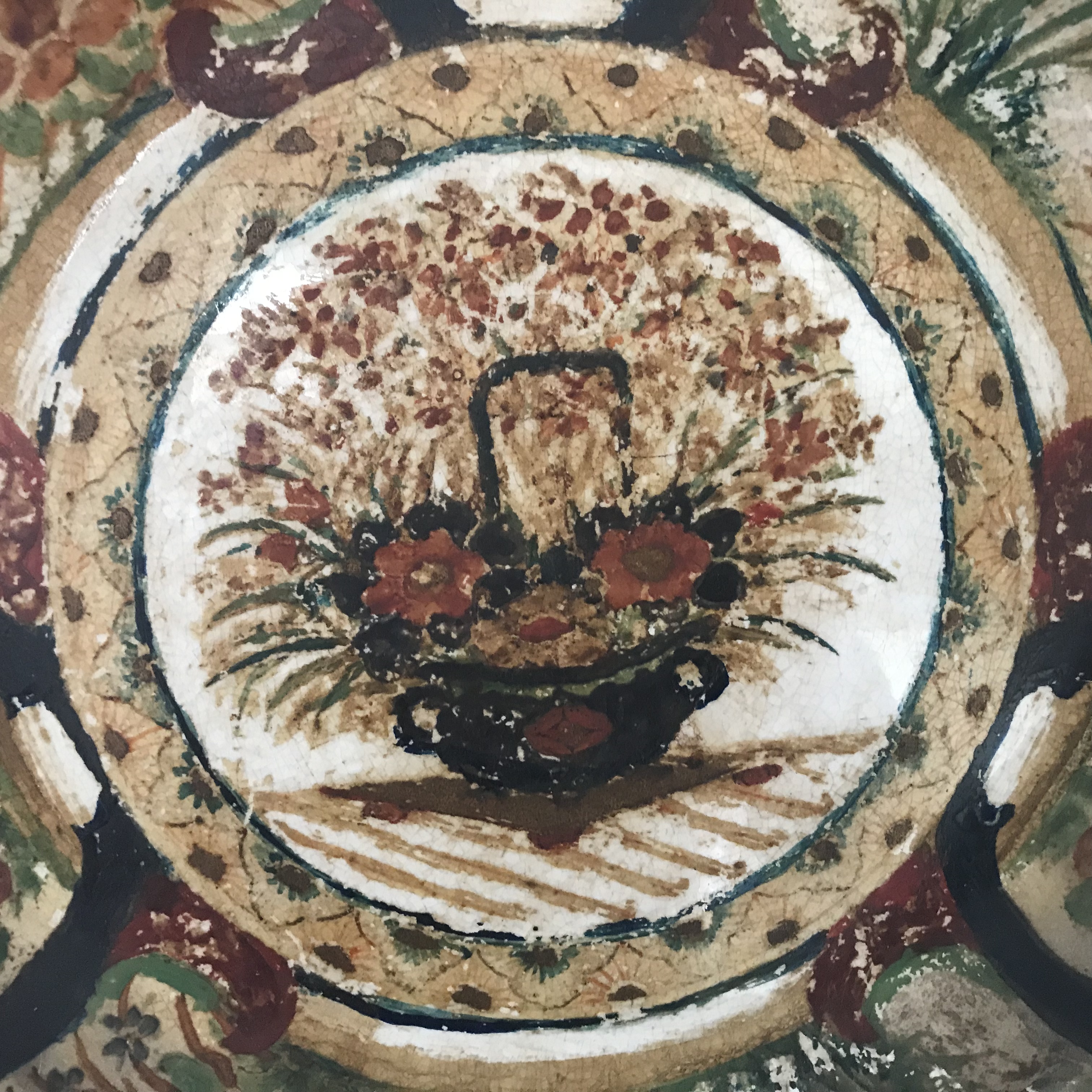 Firma Regout & Co - Antiek Handgeschilderd Bord / Schotel kopen? Bied vanaf 40!