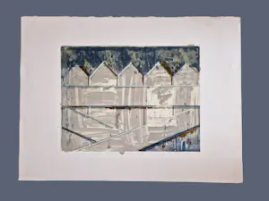 Joseph Cals - grote, in 1980 bep. oplage gemaakte kleuren litho Hommage aan Graham Sutherland kaufen? Bieten Sie von 39!
