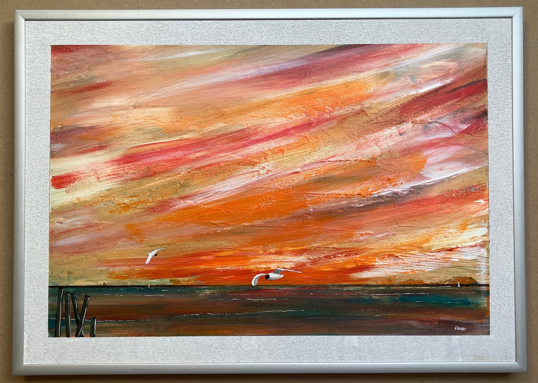 Buy Franklin Meijer - Waddenzee - Sunset? Bid from 49!