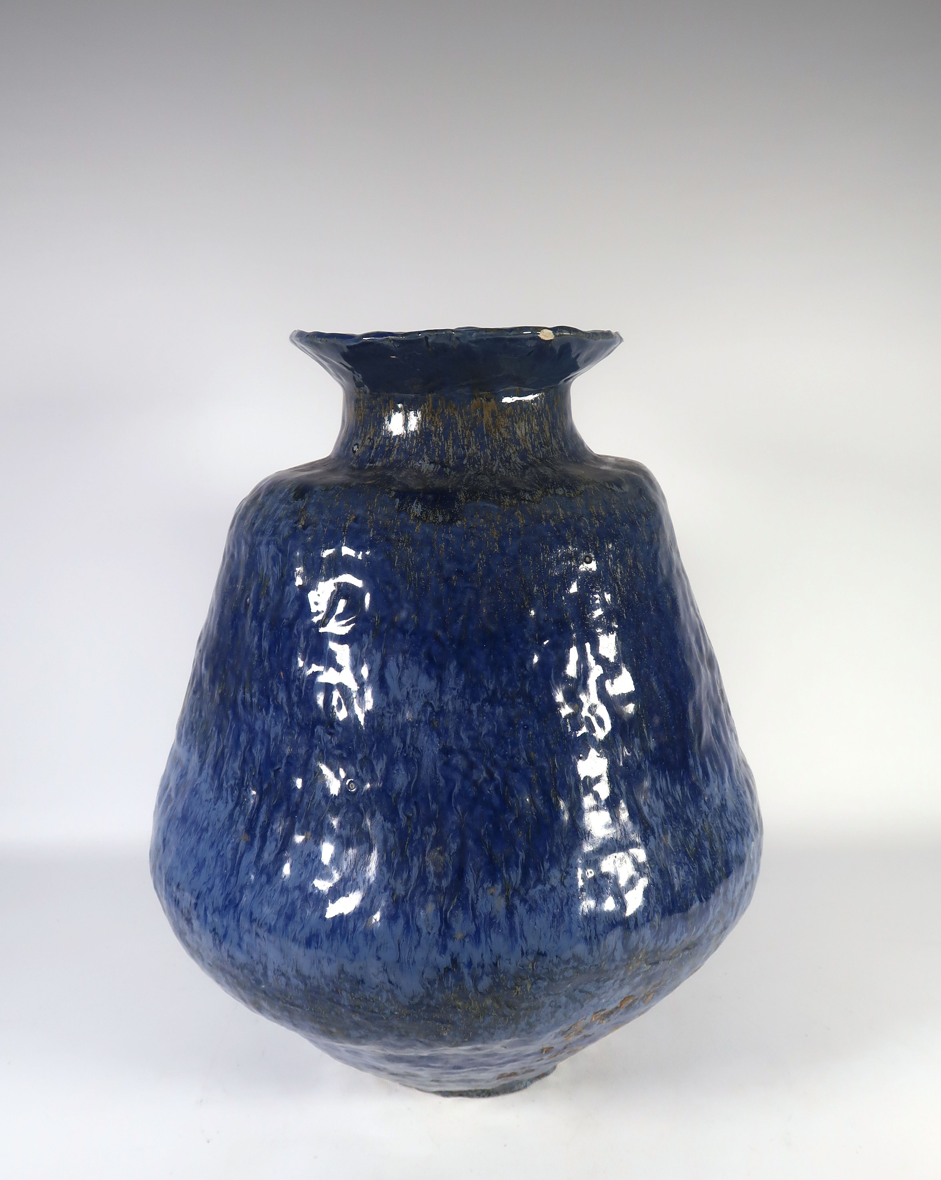 Peter von Hartsvelt Müller - Aardewerk, Blauw geglazuurde vaas (Groot) kopen? Bied vanaf 35!