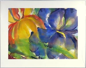 Theo Blankestijn - Aquarel, Met Koningskroon - Ingelijst kopen? Bied vanaf 35!