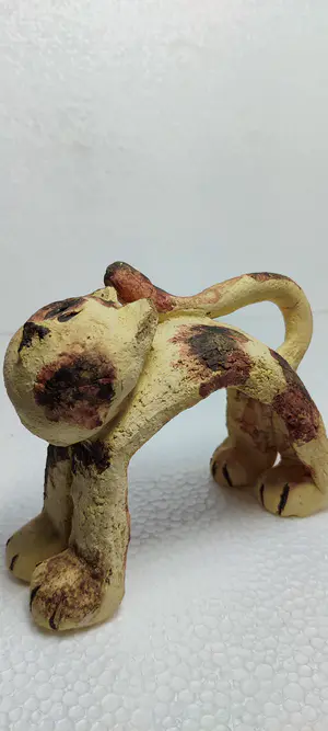 Niet of onleesbaar gesigneerd - BIFI schattige terra cat kopen? Bied vanaf 1!
