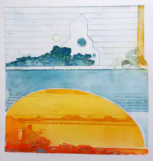 Eduard Flor - Le matin, aquatint ets verkauft für € 181!