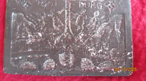 Carel Lion Cachet - Tinnen legpenning Wilhelmina-Hendrik. kopen? Bied vanaf 40!