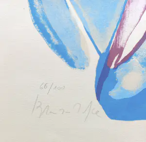 Bram van Velde - Abstracte compositie, litho kopen? Bied vanaf 295!