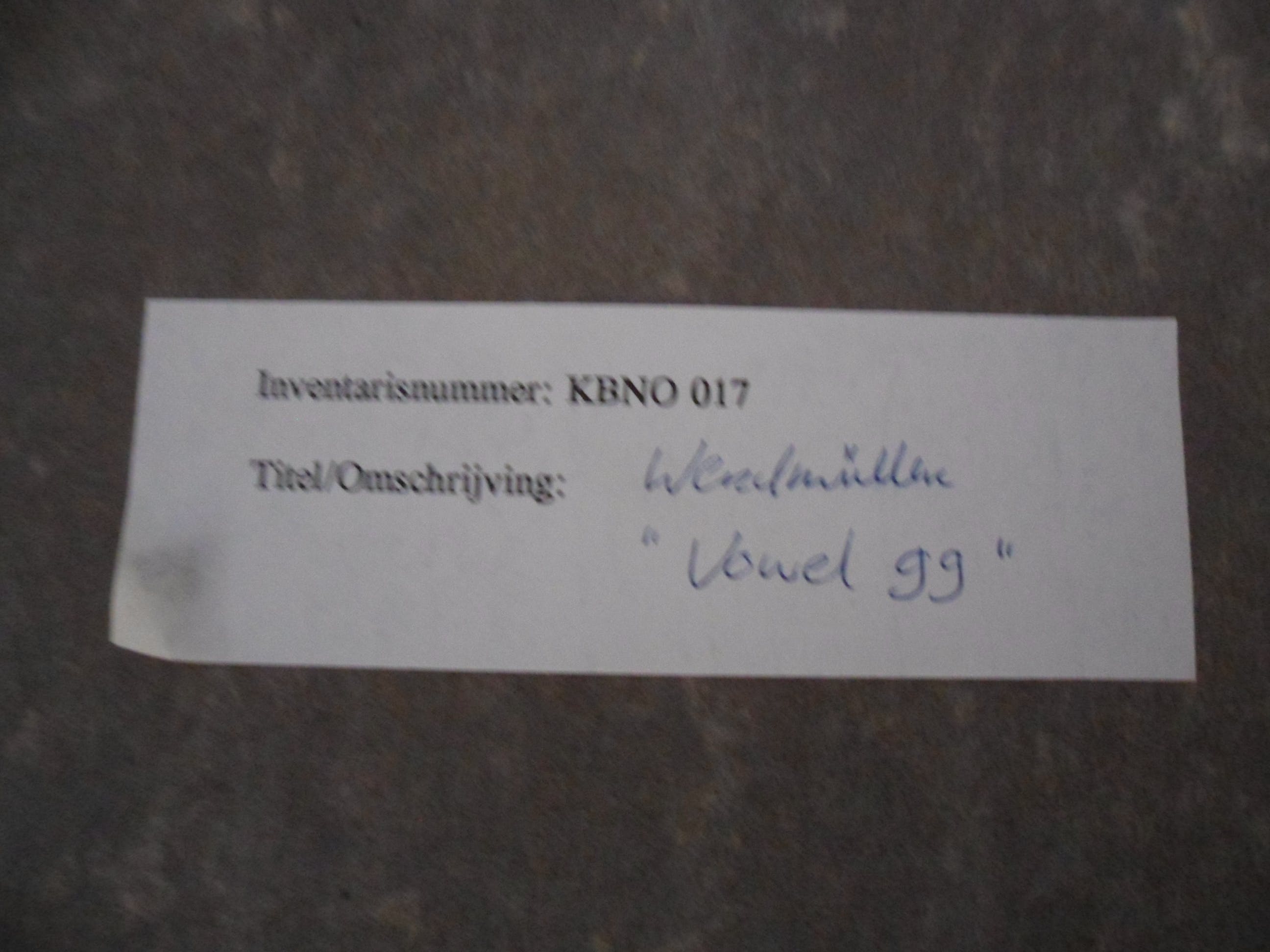 Judith Werdmuller von Elgg - Gemengde techniek op papier, Titel,"Vowel". kopen? Bied vanaf 20!
