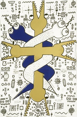 Henk de Bouter - Kruisdraak - gesign. zeefdruk kopen? Bied vanaf 59!