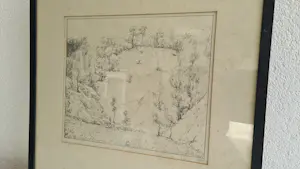 Simon Moulijn - Simon Moulijn – Landschap (ets) – genummerd M27 – ca. 42×42 cm kopen? Bied vanaf 40!