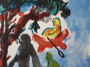 Jan Sierhuis - Zomer & Herfst (2 kunstwerken) kopen? Bied vanaf 20!