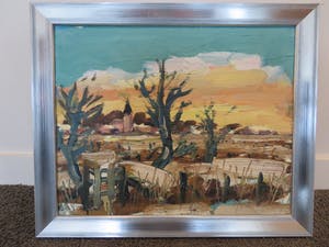 Wim van der Veer - Winterlandschap kopen? Bied vanaf 150!