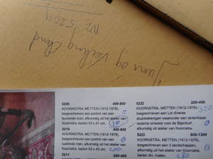 Metten Koornstra - Portret van een leunende man kopen? Bied vanaf 100!