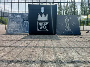 Jean-Michel Basquiat - Beat Bop-platenhoes + The Offs, eerste plaat & testpersing kopen? Bied vanaf 1410!