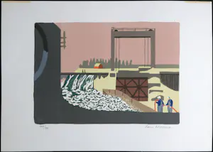 Buy Lars Norrman - Portfolio met 5 litho's, VATTENFALL? Bid from 1!