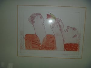 Karin Campfens - kleurenets , 31/250 - fraai ingelijst kopen? Bied vanaf 35!