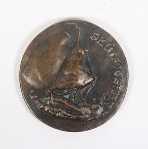 Brons (Onbekend) - Bronzen penning, Skutsjesilen kopen? Bied vanaf 10!