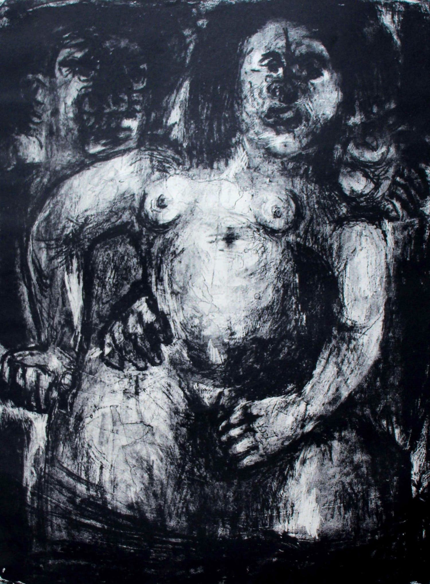 Kees Buurman - Litho: Naakt verkocht voor € 20!