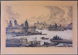 Octave DeConinck - Ets, Havengezicht kopen? Bied vanaf 1!